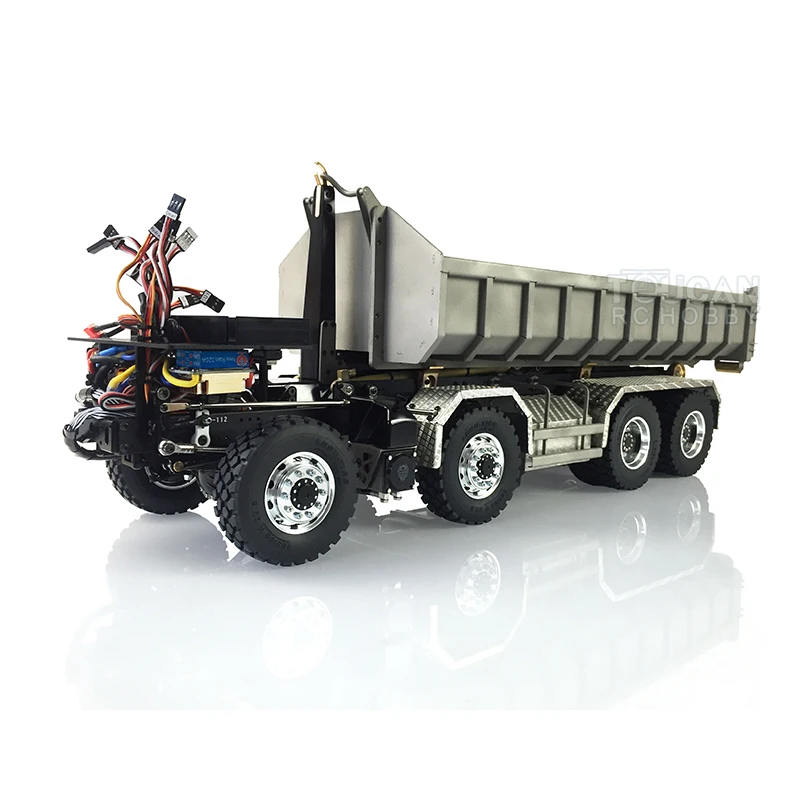 LESU 1/14 гидравлический цилиндр DIY MAN TGS 8*8 RC самосвал Модель грузовика металлический