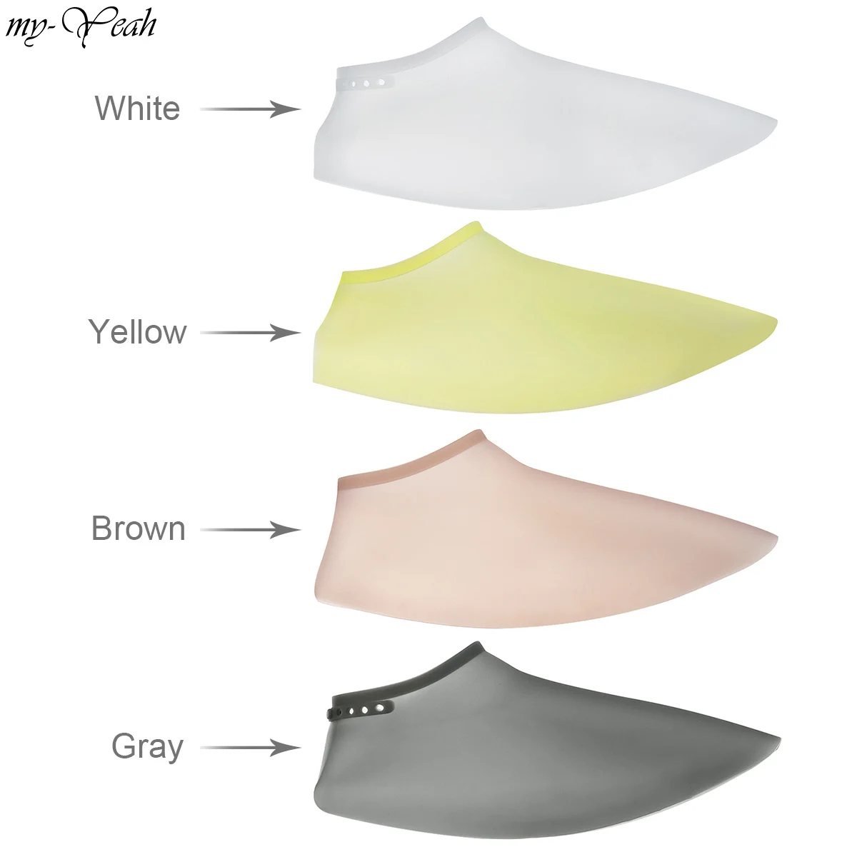 4 цвета силиконовый чехол для обуви парикмахерские Чехлы ног предотвращают