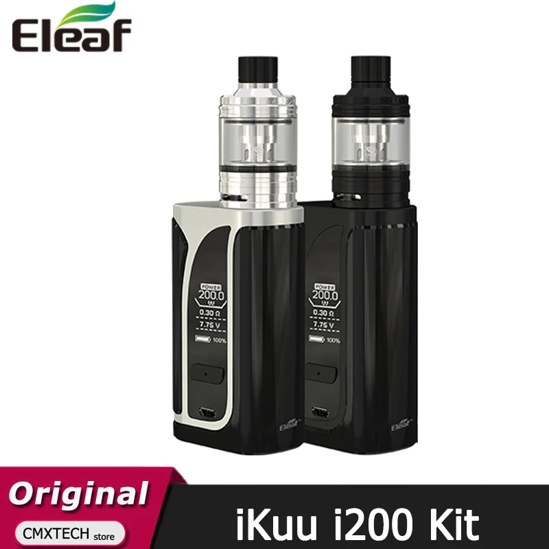 Оригинальная электронная сигарета Eleaf iKuu i200 с емкостью MELO 4 D22 5 мл аккумулятор 4600