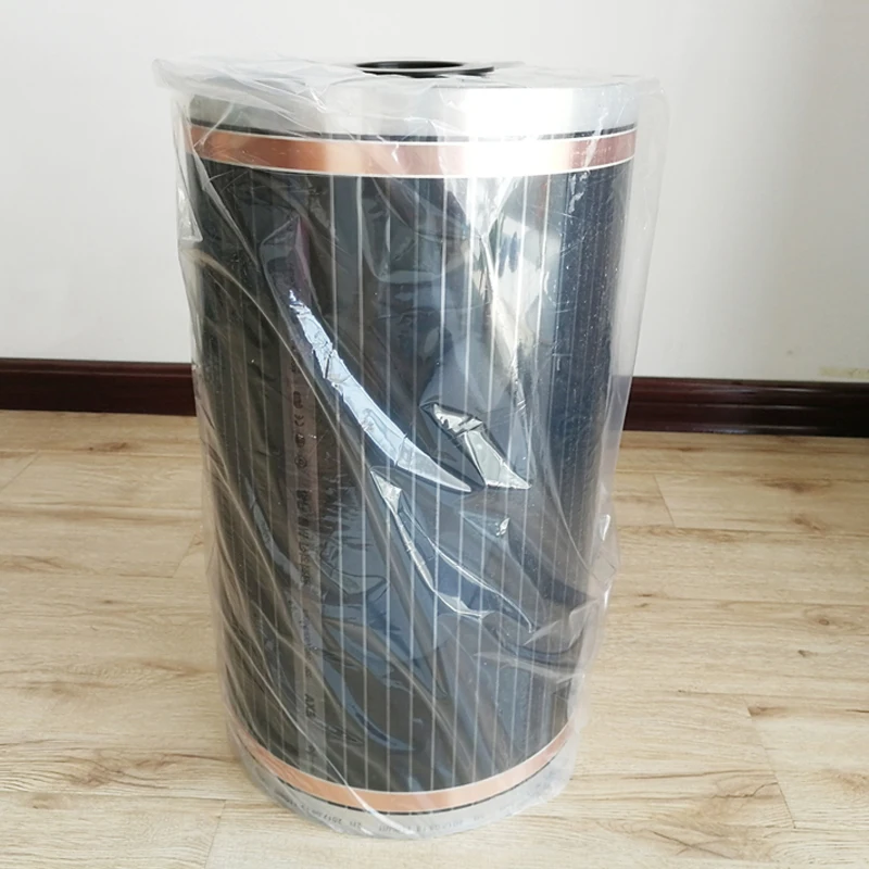 8 квадратных метров нагревательная пленка с зажимами изоляционной лентой и