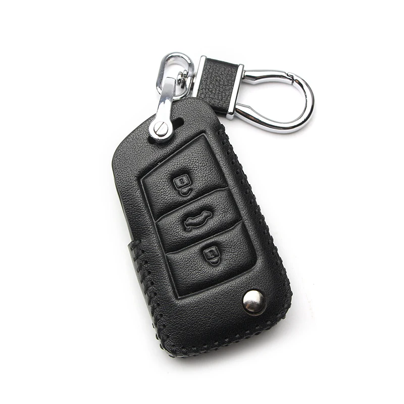 Автомобильные Кожаные чехлы для автомобилей чехол ключей с дистанционным