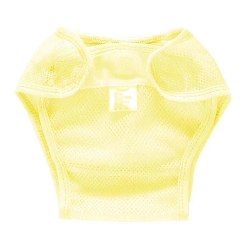 

1 Pc Solid Color Baby Diaper Anti-leak New Comfortable Nappy Net Grid Diaper Pants Covers Baby Training Pants Random color
