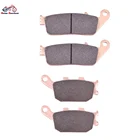 Комплект передних и задних тормозных колодок для мотоцикла HONDA VT1100 VT1100C VT 1100 C2 C3 VT1300 VT 1300 CXA Chopper 9 спицевое колесо non ABS