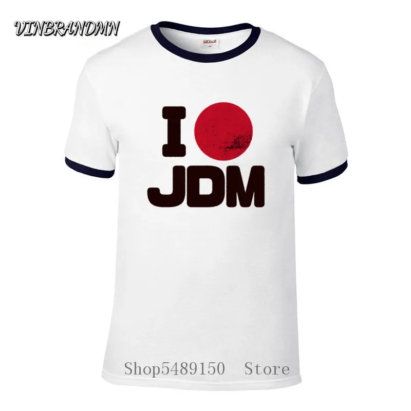 Японский внутренний рынок автомобилей JDM Lover crewneck свободная Мужская футболка 100%