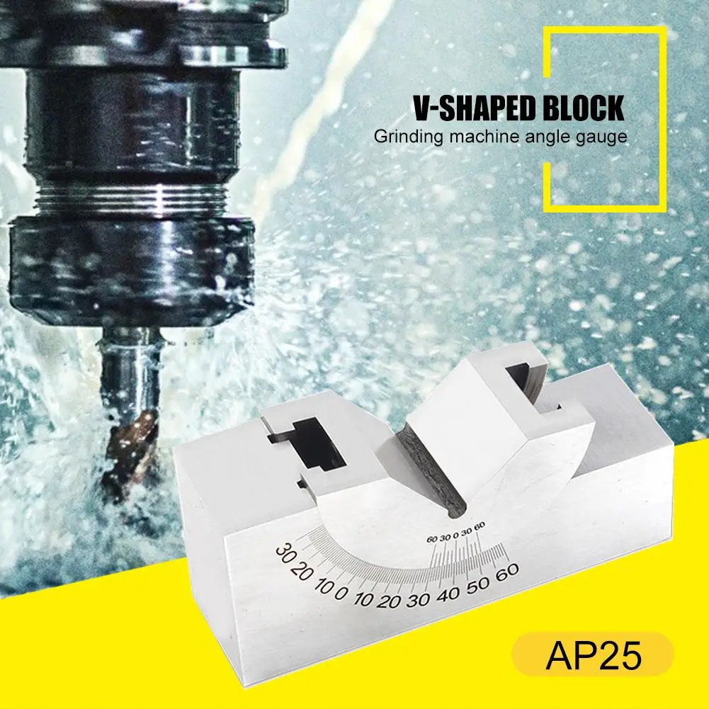 Стальной прецизионный Угловой блок V образная пластина 0 60 градусов