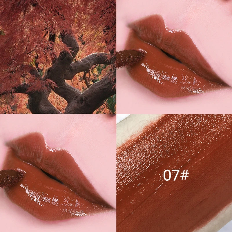 7 цветов жидкая Увлажняющая помада антипригарная чашка блеск для губ тубус