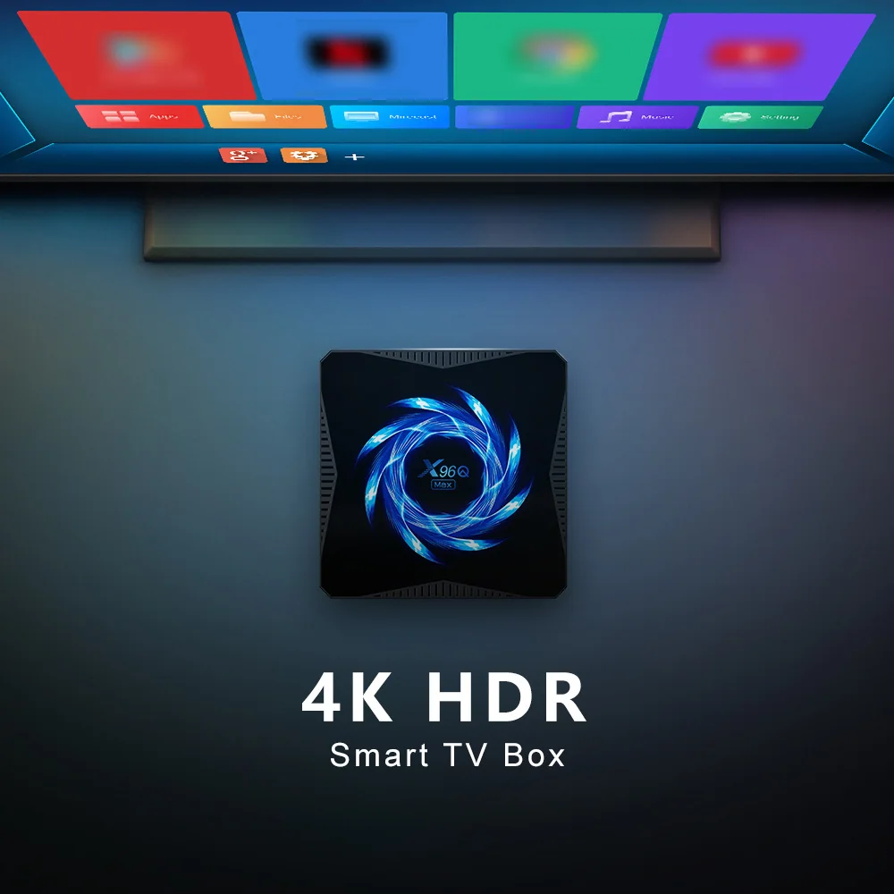 Быстрая доставка X96Q MAX Smart TV Box Android 10 Allwinner H616 4 ГБ 32 64 Гб 2 4G 5G WiFi BT5.0 4K медиаплеер
