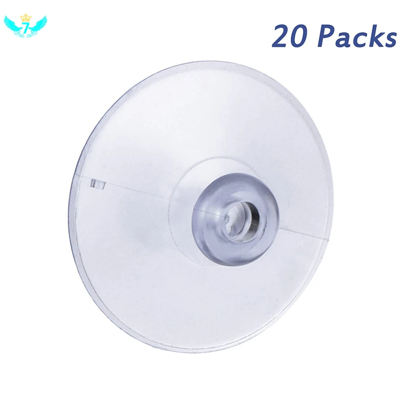 Прозрачные присоски без крючка Многоразовые прозрачные в форме гриба 45 мм