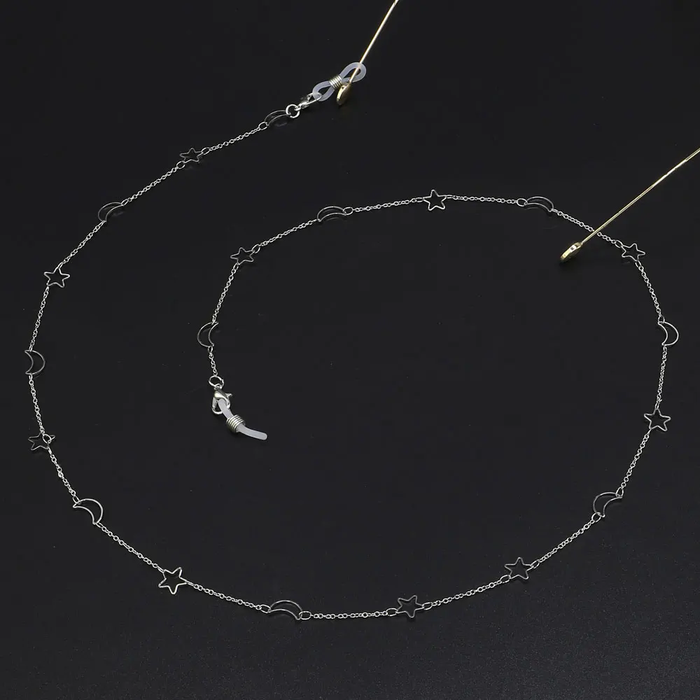 Очки для чтения звезды и луна металлические аксессуары ручной работы цепочка