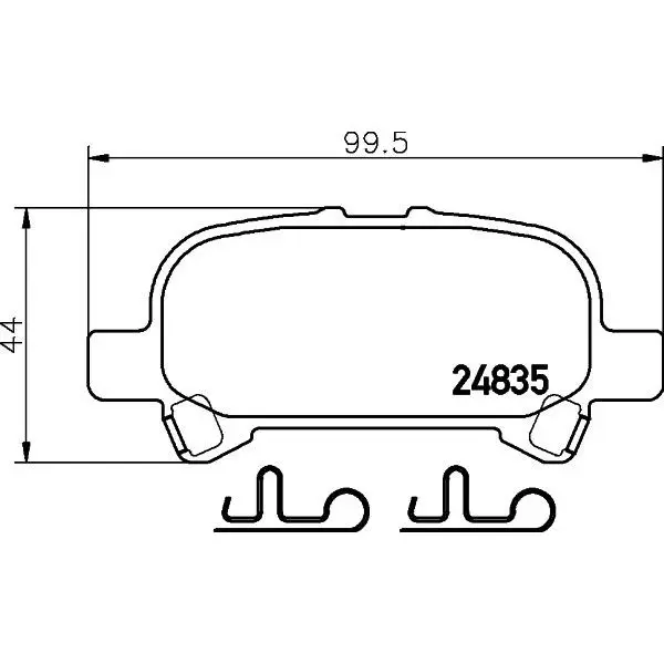 Disc brake pads HELLA 8DB355029-461 | Автомобили и мотоциклы