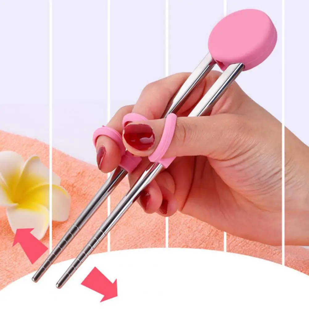 

Training Chopsticks Detachable Correcting Cutlery Reusable Stainless Steel Learning Chopstick Helper Correcting Using Tool