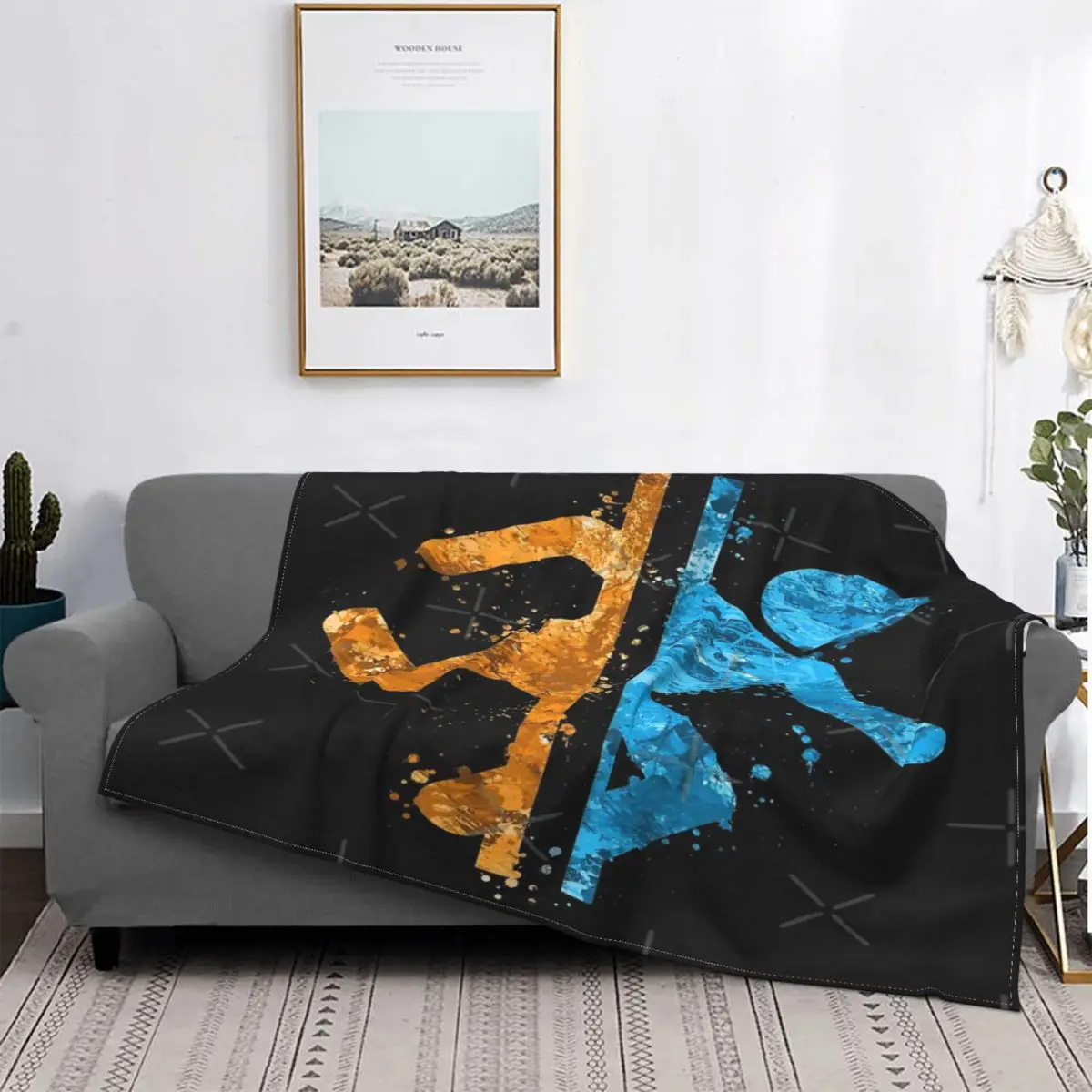

Portsplatter-Manta a cuadros para cama, colcha, alfombra, 135