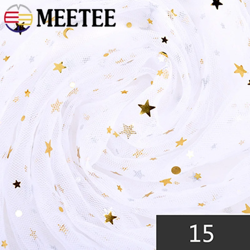 Meetee 100/200 см 150 Лазерный цвет бронзовые блестки Сетка ткань фон Сделай Сам сцена
