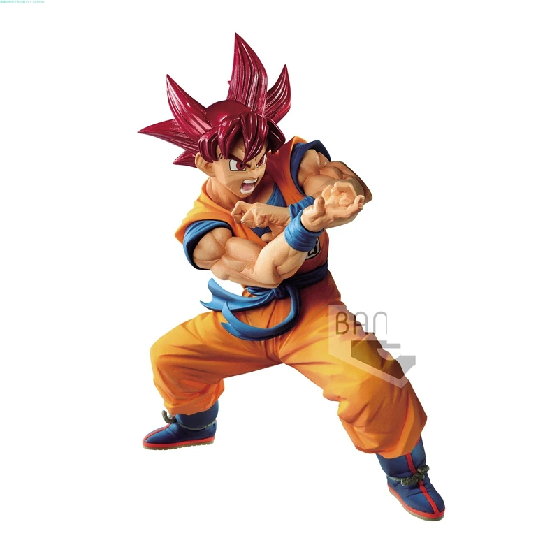 WSTXBD Banpresto Dragon Ball Z DBZ крови SAIYANS BOS специальный красный Бог Гоку фигурка фигурные фигурки Brinquedos
