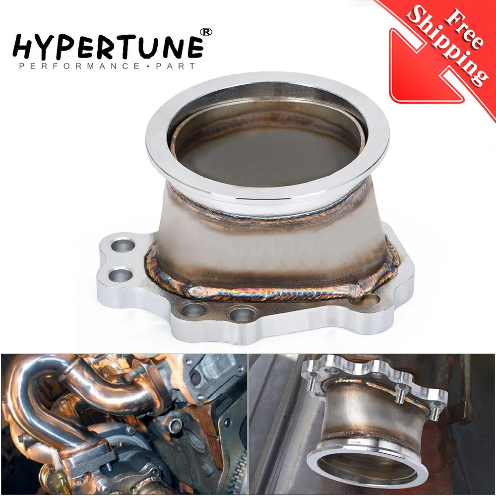 Бесплатная доставка турбо адаптер фланец FORT25 T28 GT25 GT28 8 Болт до 3 &quotv band TURBO OUTLET DOWNPIPE