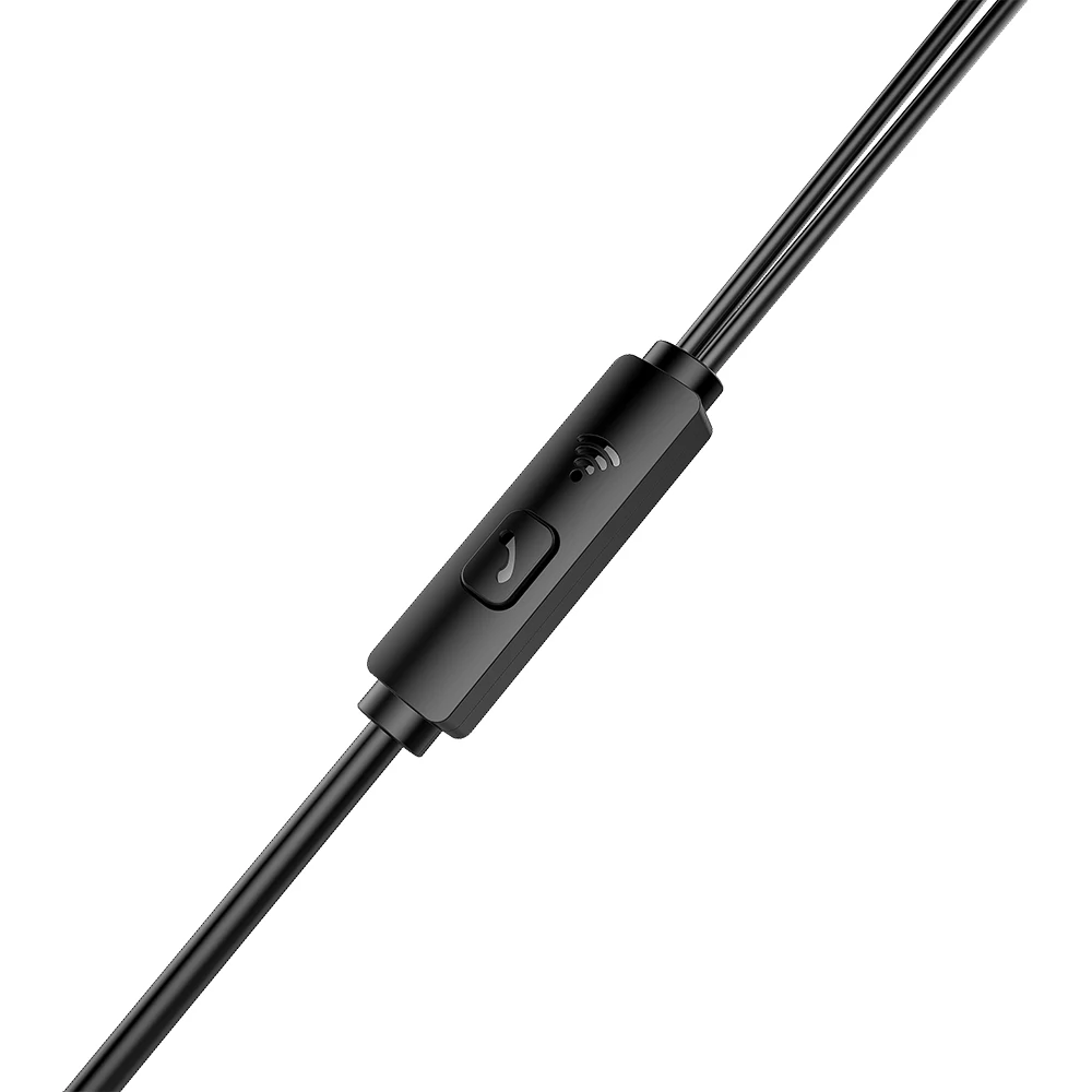 Wired Earphone With Mic In Ear 3.5MM Music Sports Gaming Running Earbuds Super Bass Black For Xiaomi Mi9 Mi8 Huawei Mate30 |