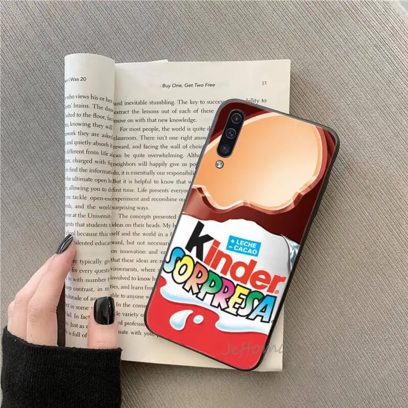 

Funny kinder surprise egg Phone Cases For Samsung galaxy S note 7 8 9 10 20 fe edge A 6 10 20 30 50 51 70 lite plus Soft Funda