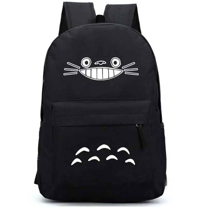 Модный Аниме Мой сосед Тоторо принт Повседневный Рюкзак Студенческая книга