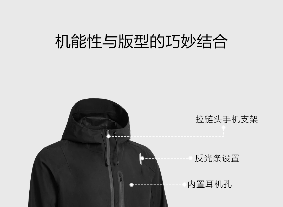 Новинка года xiaomi Всепогодная Функциональная одежда ветрозащитная Водонепроницаемая практичная многофункциональная одежда для путешествий на открытом воздухе на все сезоны