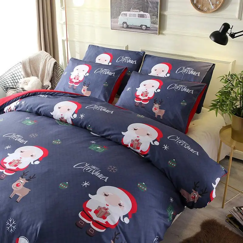 

45 Bedding Set Printed Duvet Cover King Queen Size Sets Quilt Cover Deer Comforter Covers 3Pcs 260x230