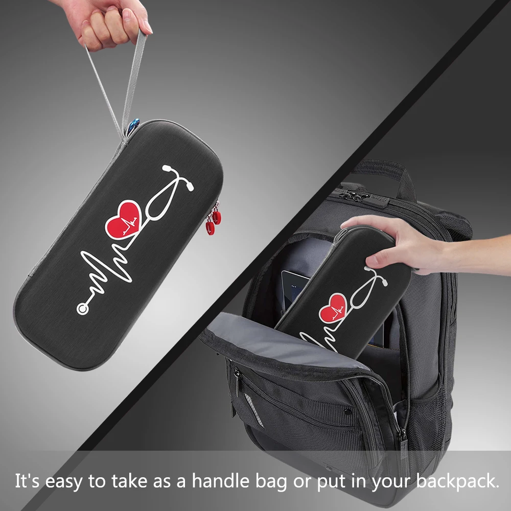 2020 портативный стетоскоп Жесткий EVA чехол для переноски 3M Littmann Classic III / MDF ADC Omron и