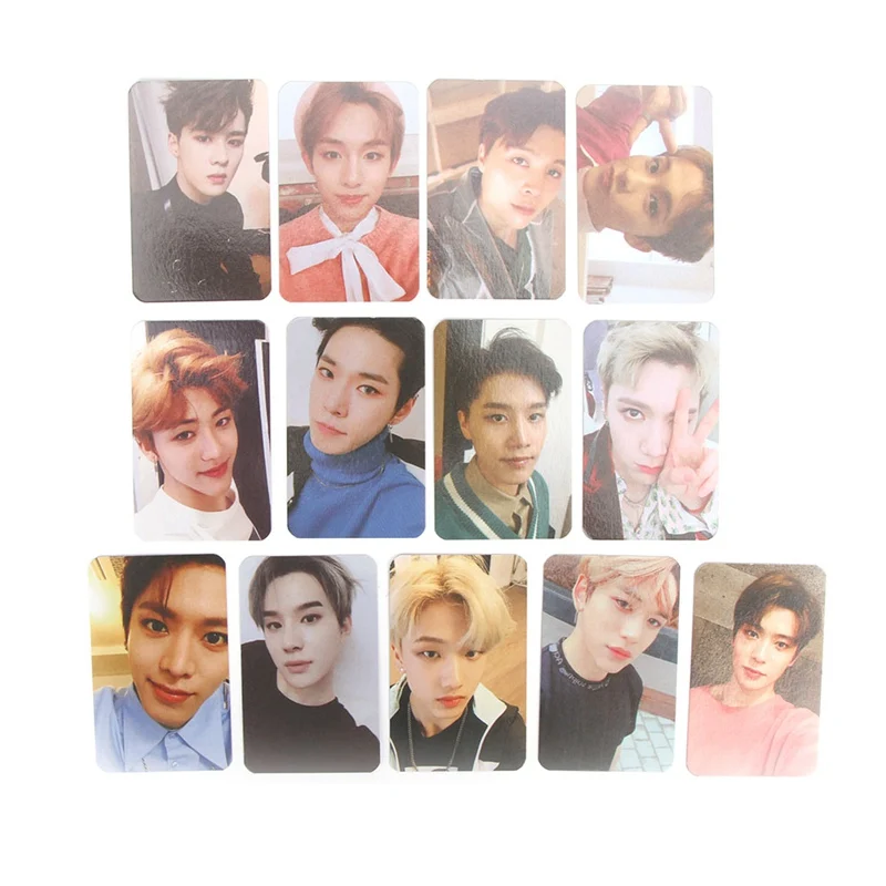 Белая версия Taeyong Mark KPOP NCT 127 самодельные 2018 открытки в альбом Постер Черный