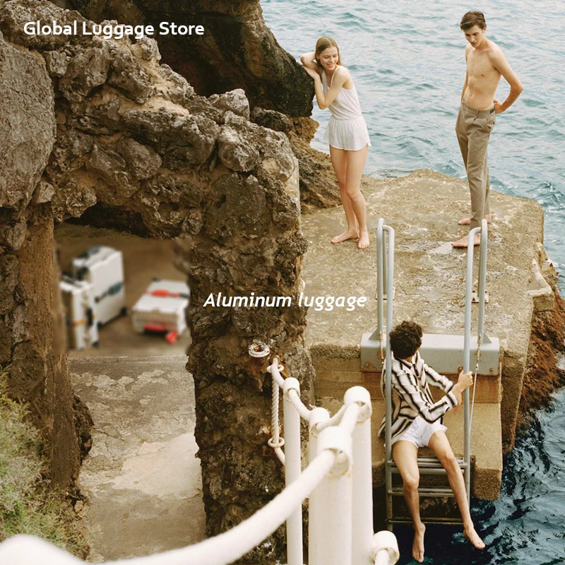 20 дюймовый алюминиевый чехол Спиннер для путешествий роскошный брендовый на