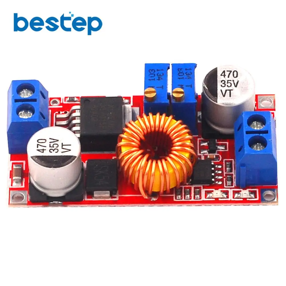Регулируемая понижающая зарядная плата CC/CV макс. 5 А XL4015 модуль преобразователя