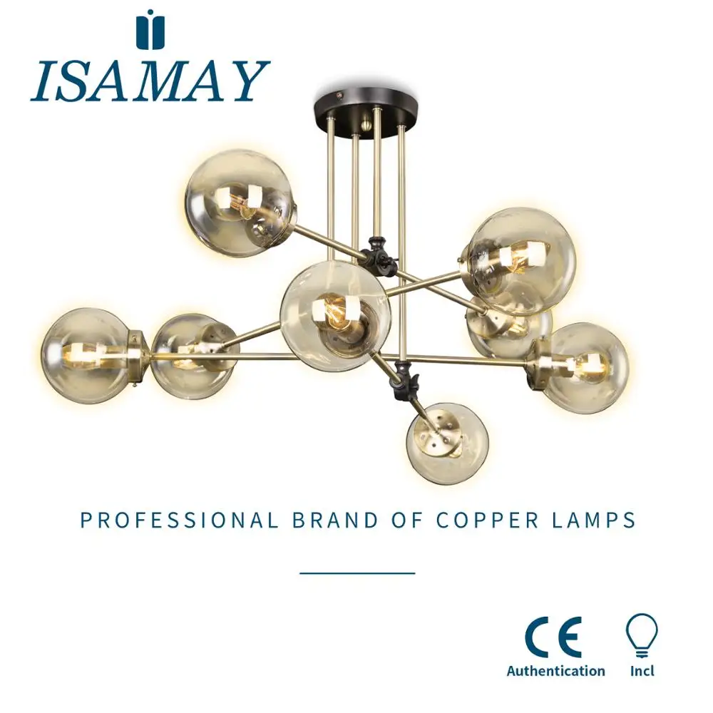 Современные подвесные светильники в скандинавском стиле с длинным полюсом