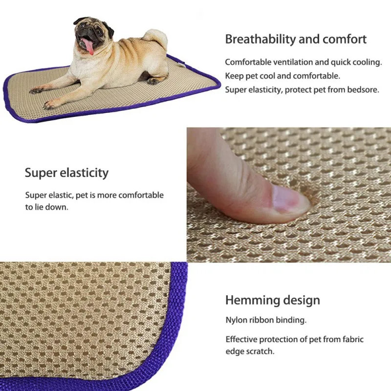 Pet постоянного Температура удобные дышащие массажный матрас против надувные