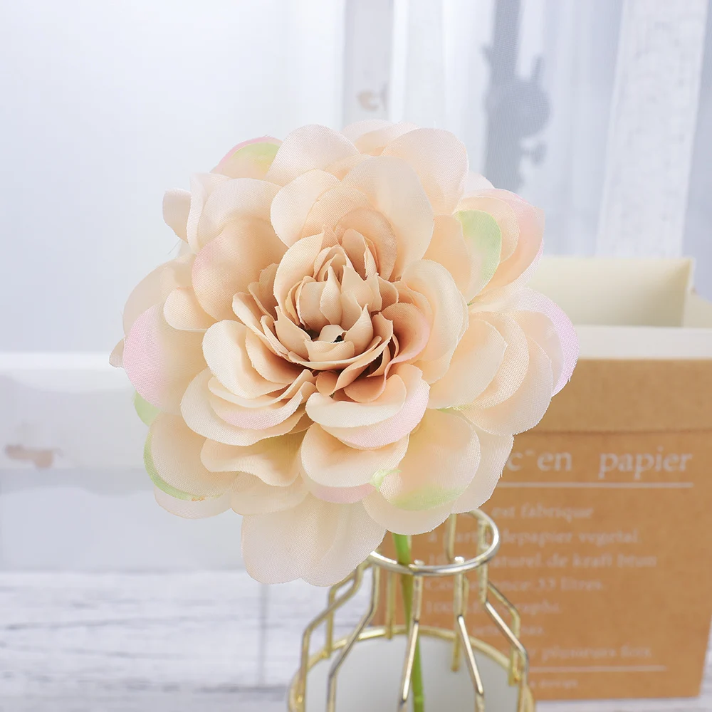 

5pcs Artificial Peony Flowers Bridal Bouquet for Wedding Home Decoration Cheap Silk Fake Flowers Supermarket Living Room Decor