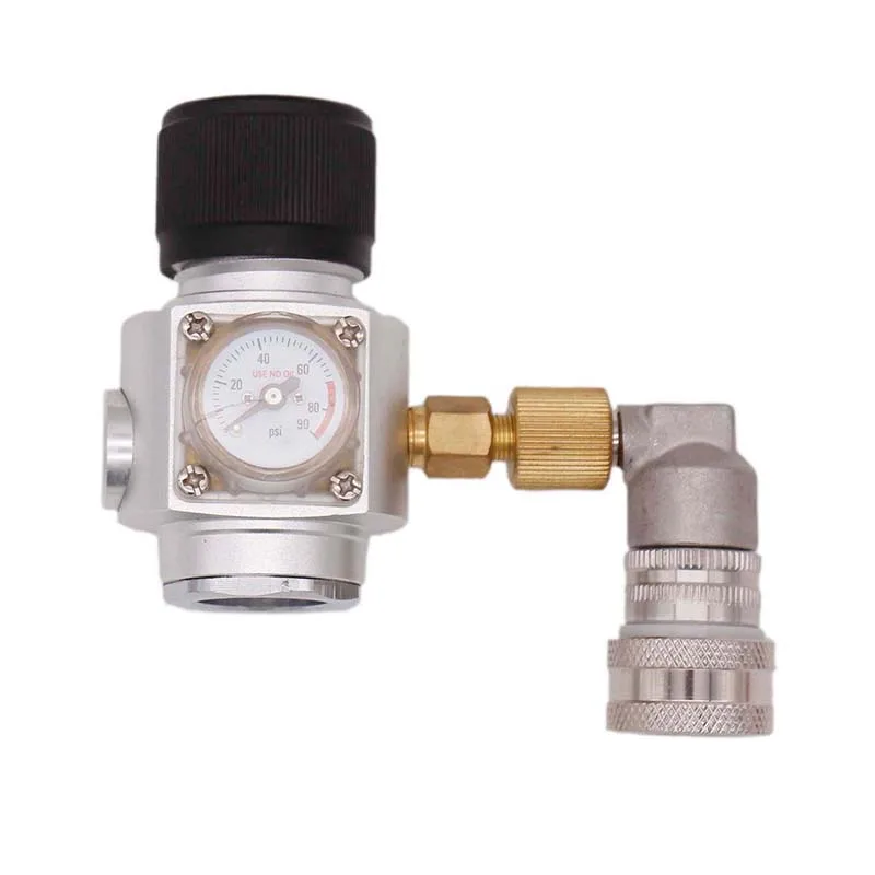 Homebrew Kegging Gas Supply Kit Mini Co2 Regulator & Stainless Ball Lock Disconnect 3/8-18UNF 0-90psi Fit Keg | Дом и сад