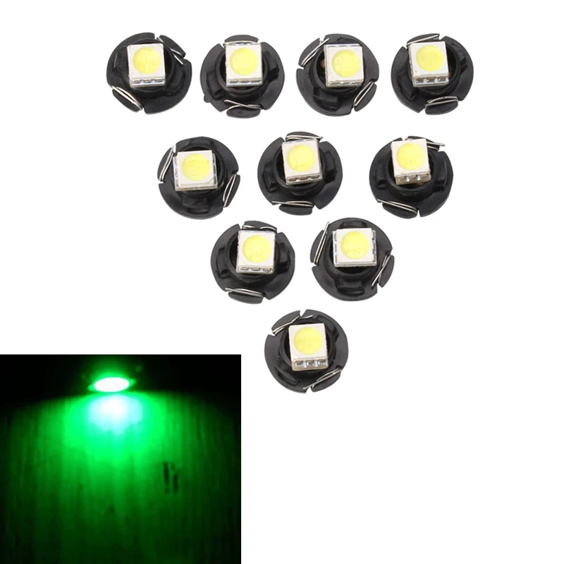 10 шт. T3 T4.2 T4.7 5050 1 SMD 12 В светодиодный индикатор освещения приборной панели
