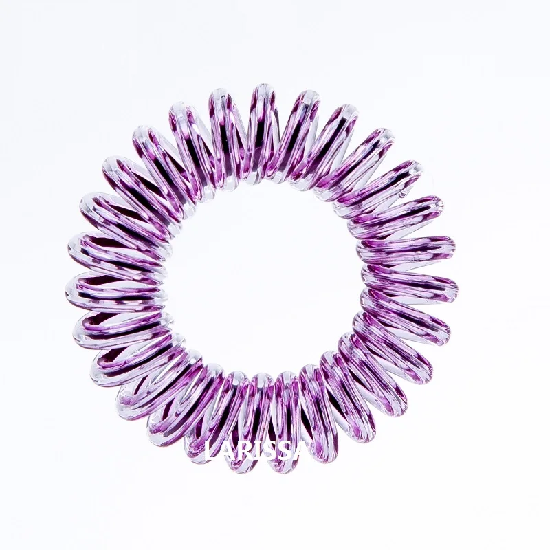 

10pcs/lot High quality traceless hair ponytail manufacturers sprial hair bands women's telephone line hair ties