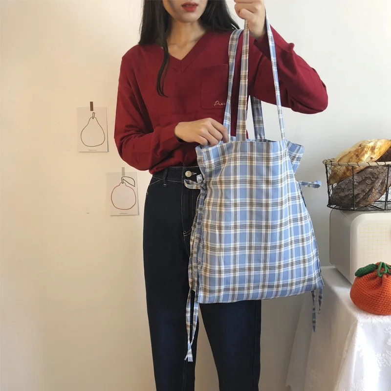 Youda женская сумка большой вместимости в японском стиле ленивые простые холщовые