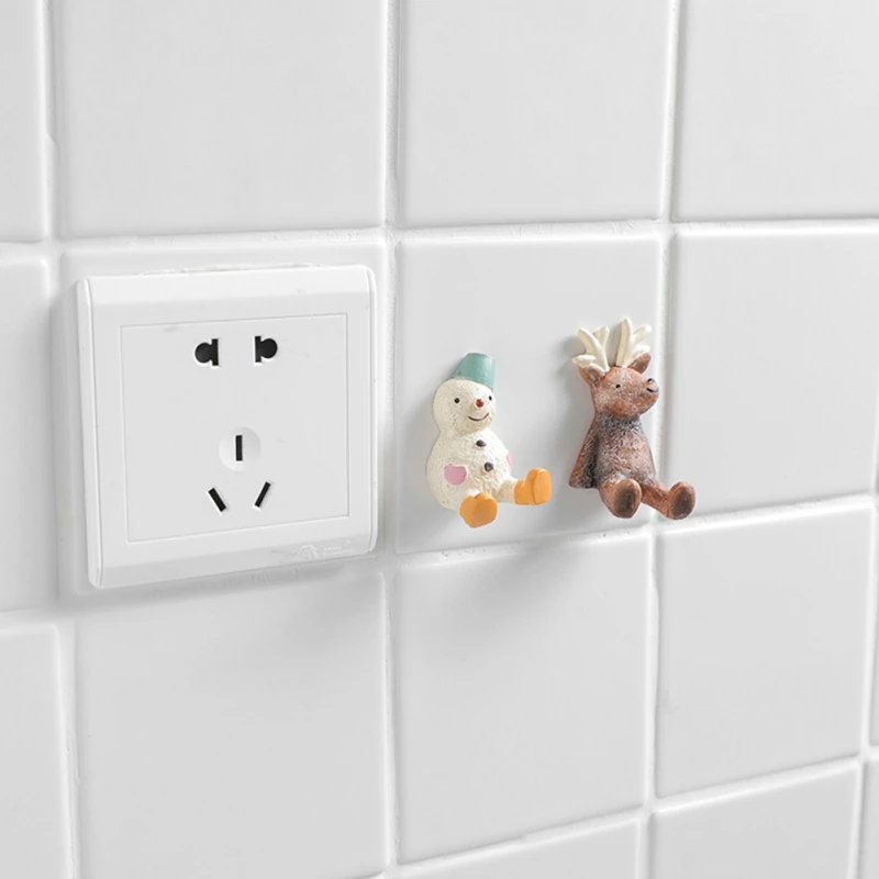 

Wood Door Hook No Trace Household Nail-free Wall Hook Unique Hook Storage Rack Kitchen Bathroom wooden door hook