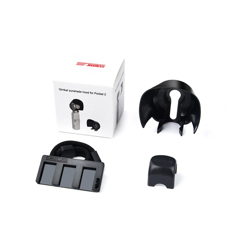 DJI Pocket 2 Camera Protector Cover Lens Cap Sunshade Sun hood Adapter Holder Kit for DJI Osmo Pocket 2 Gimbal Accessory