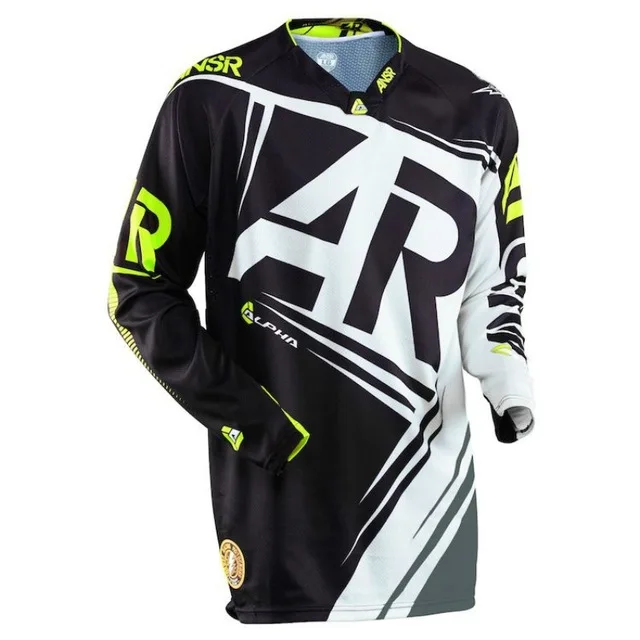 Maillot Ciclismo moto rcycle air с Длинным Рукавом Молодежная рубашка moto DH MX ATV мотоциклетные майки xey форма оборудование - Цвет: Черный