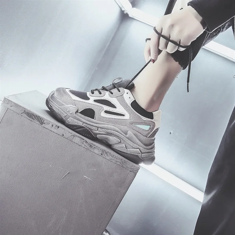 Женские кроссовки на платформе новинка весны 2019 женская обувь для бега женские