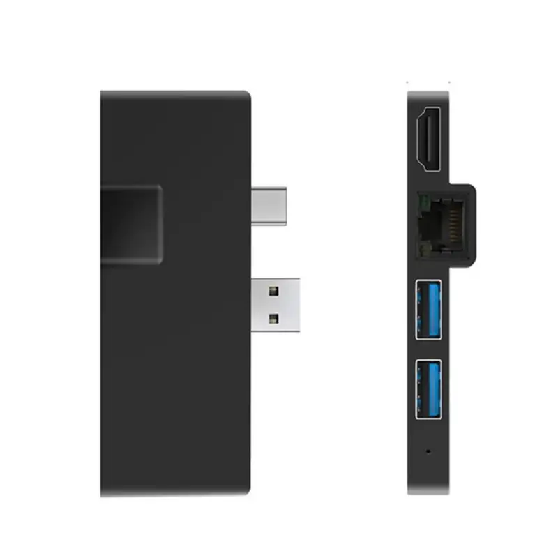 

Suitable For Surface Pro3 / 4/5 Docking Station Gigabit Ethernet Port HDMI-compatible SD / TF Card Reader Docking Station