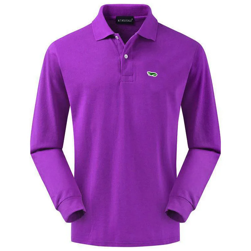 Мужские рубашки-поло с вышивкой и логотипом Повседневная брендовая спортивная