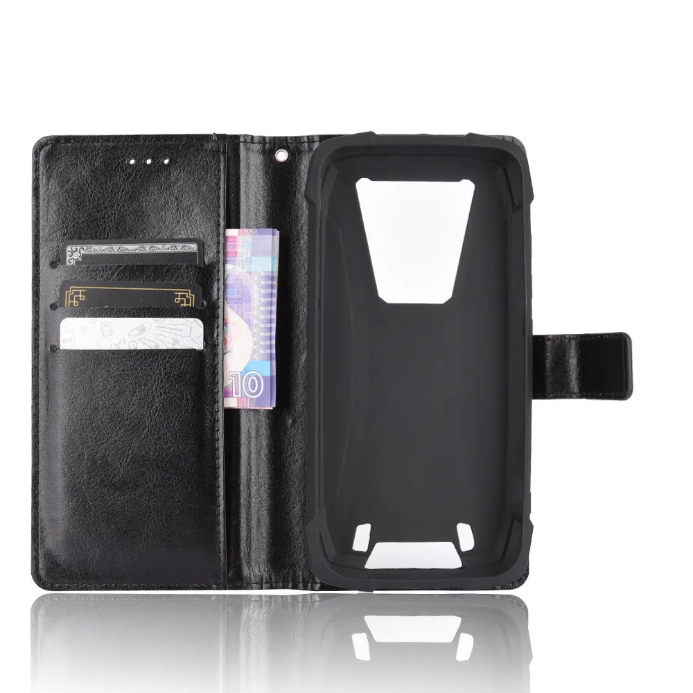 Для Blackview BV6900 чехол Роскошный флип-чехол из искусственной кожи чехол-бумажник