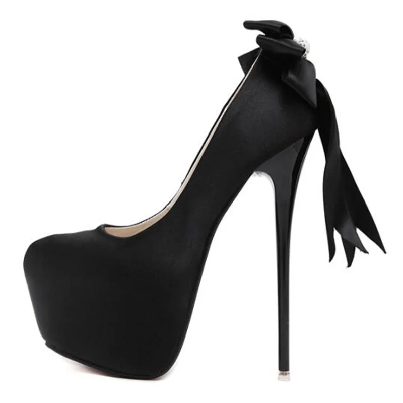 

Туфли-лодочки женские на платформе, пикантная Свадебная обувь, с круглым носком, высокий каблук, из флока, Размеры 35-45