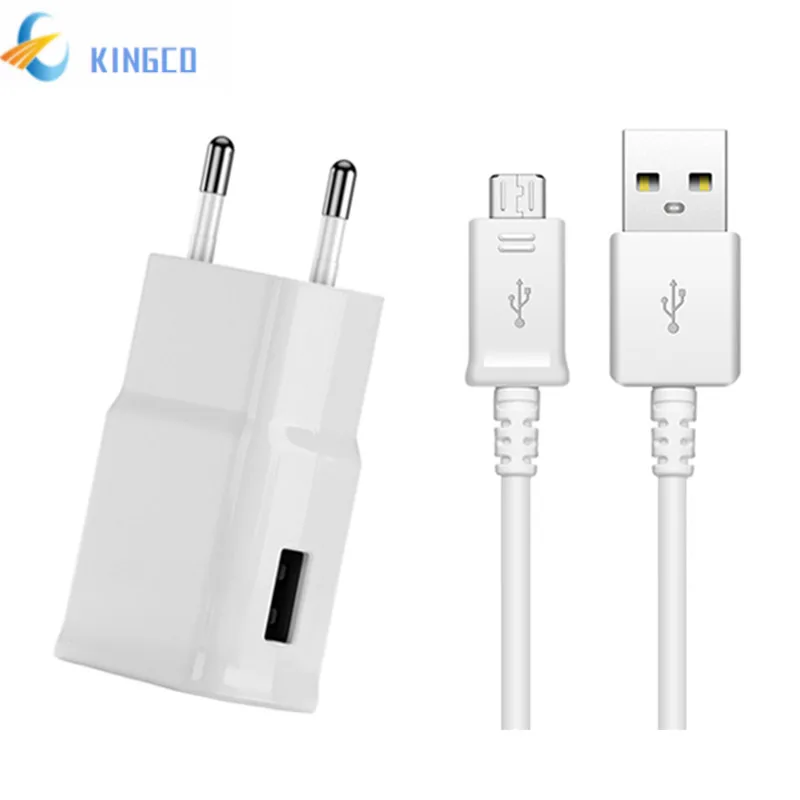 Набор микро USB кабель + EU/US путешествия зарядное устройство для Samsung S4 S6 S7 Edge Galaxy Note