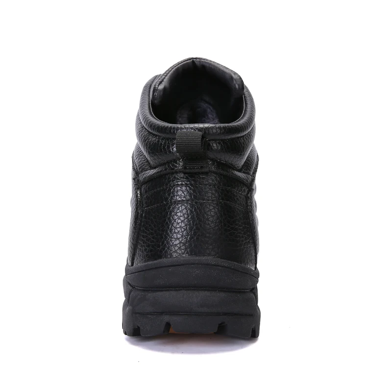 Модные зимние ботинки Повседневная Рабочая безопасная обувь мужские со стальным