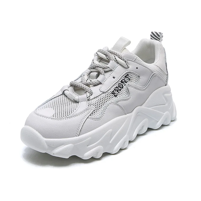 

Ins daddy shoes women's 2021 new thick soled thin mesh breathable sports and leisure Women's shoes