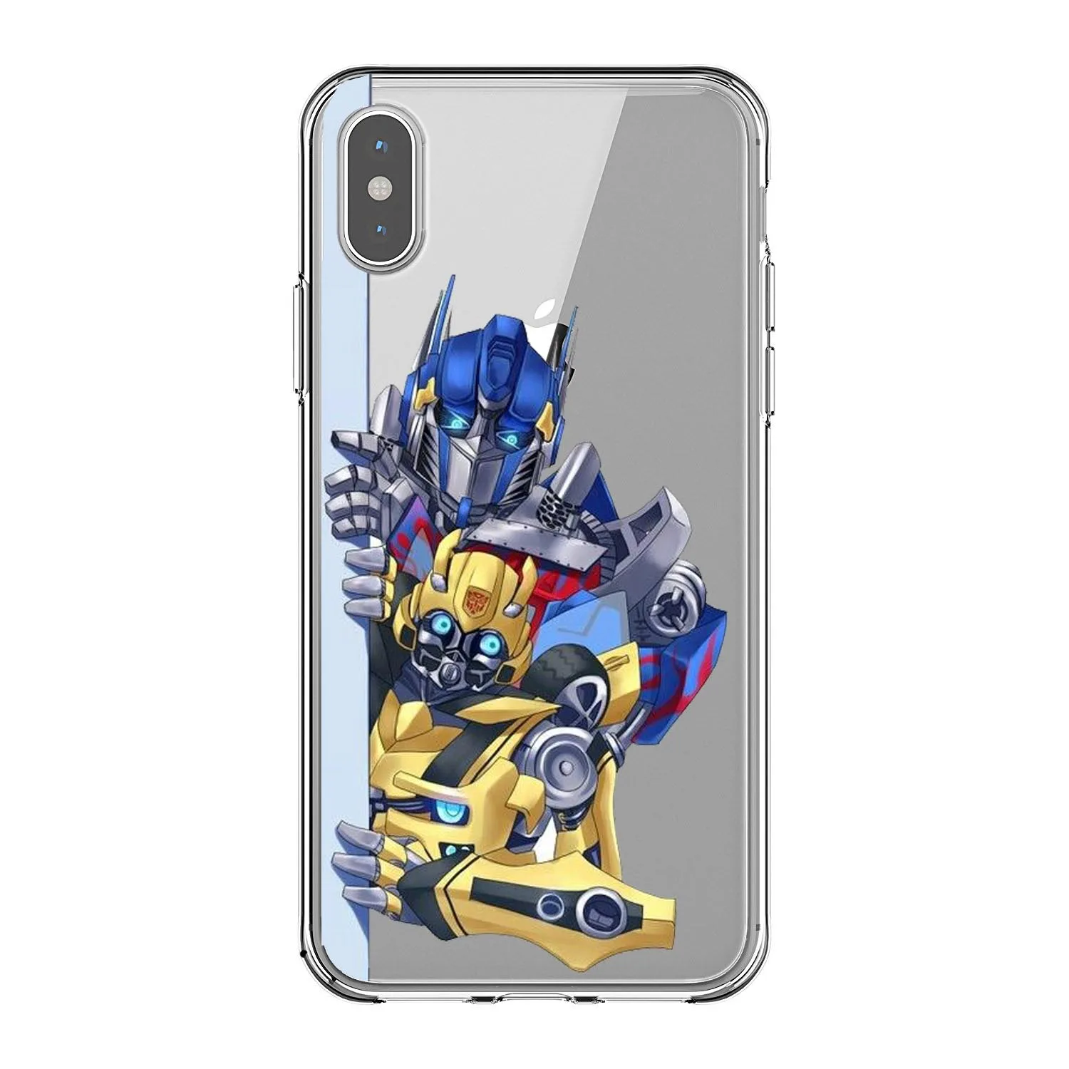 Симпатичные Трансформеры Bumblebee телефонные чехлы Чехол для iPhone X10 MAX 5s SE 6 6SPlus 7 8Plus