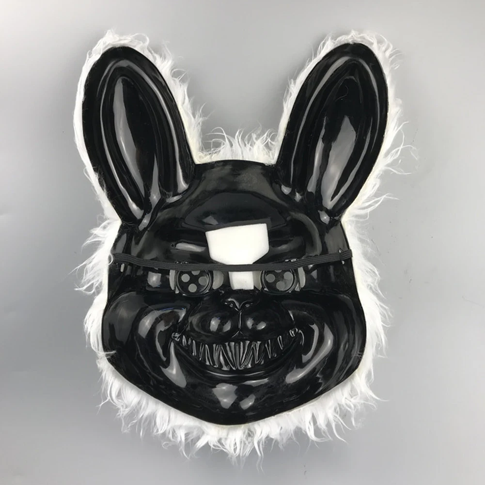 2021 светящиеся маски на Хэллоуин кровавая убийца кролик светодиодный освещение