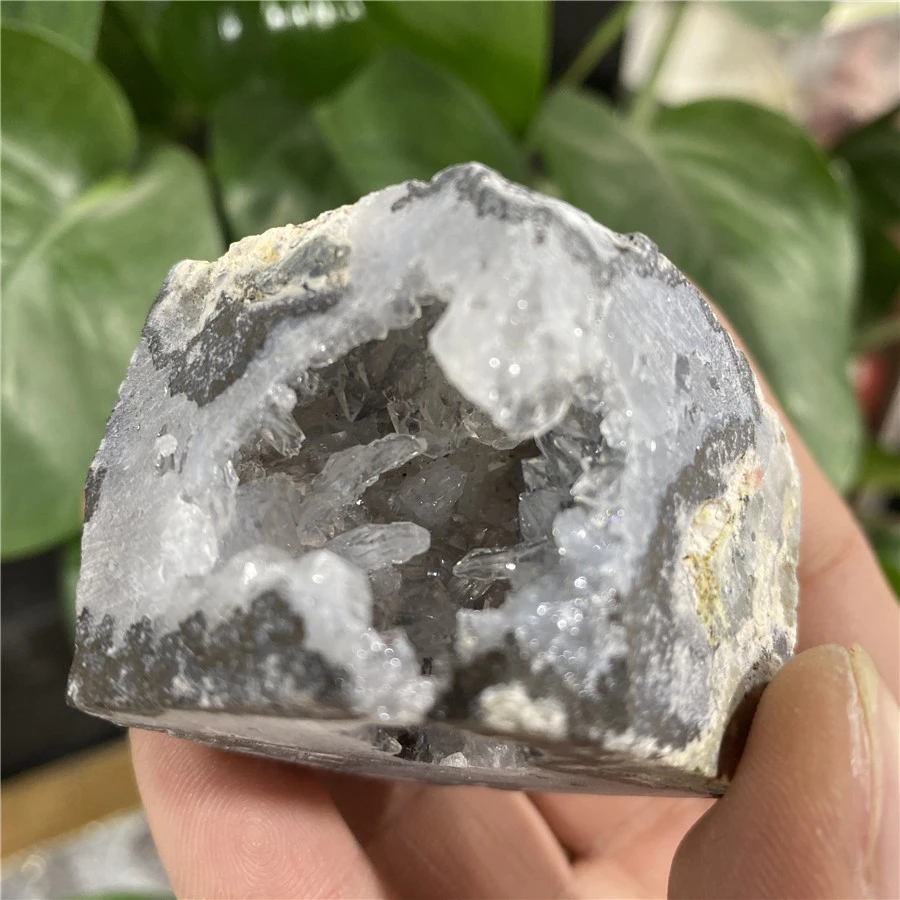 

Natural Morocco Agate Geode Crystal Healing Beautiful Home Decoration