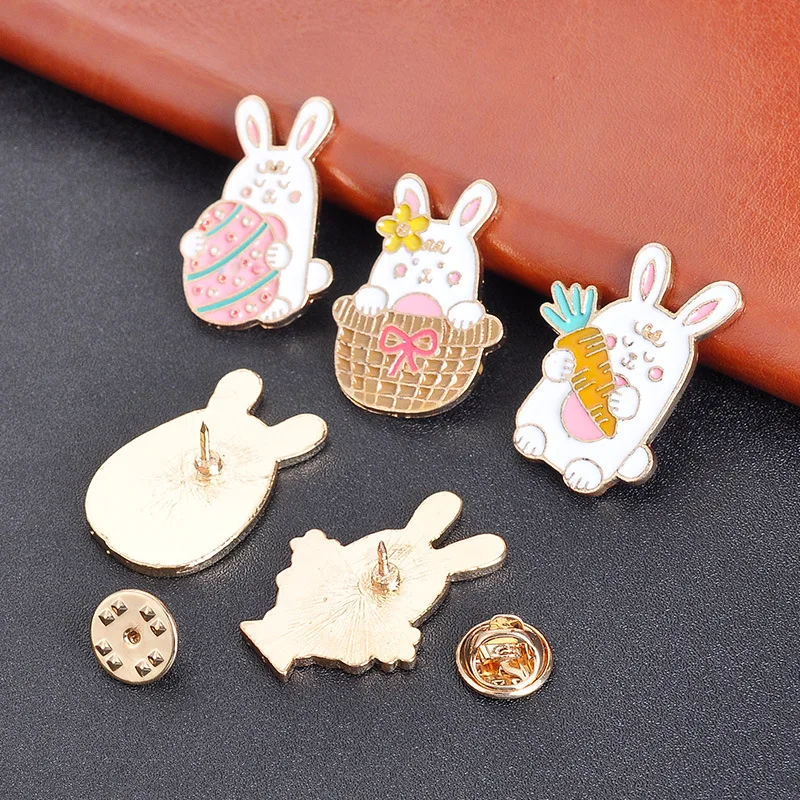 Креативная мультяшная булавка для воротника в виде животных девочек Милая брошь